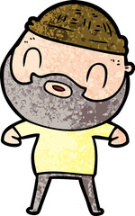cartoon bearded man