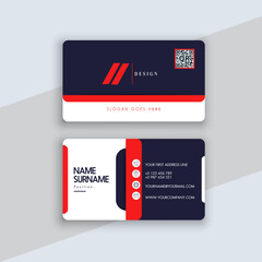 Logistics Creative Modern Corporate Business Card template design, Double-sided creative business card template.	