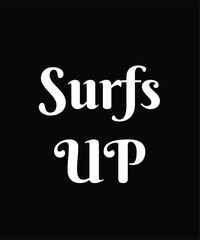 Surfing Master - Gift For Surfing Lover, Typography T Shirt Poster Vector Illustration Art with Simple Text