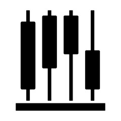 Graph icon vector. Diagram illustration sign. Profit symbol or logo.