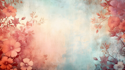 Obraz na płótnie Canvas floral background