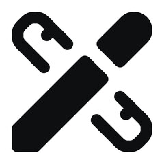 ruler and pencil icon