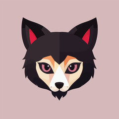 Cute vector dog or puppy illustration