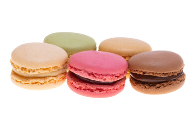 macarons isolated