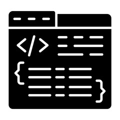 Web Coding Icon