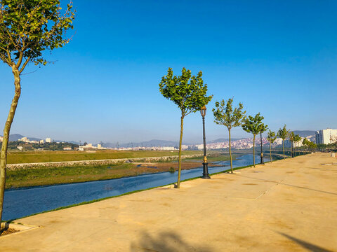 Scene from Martil valley in the city of Tetouan