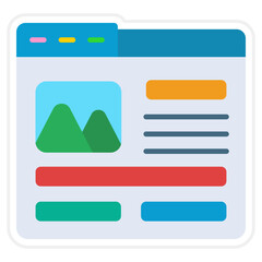 Obraz premium Web Design Icon