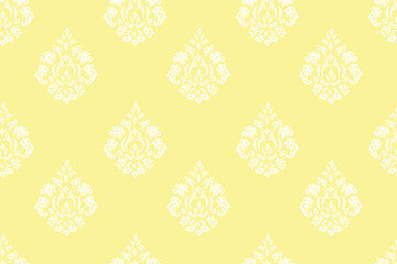 seamless raster pano wallpaper with vintage elements