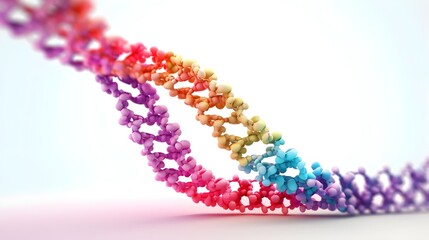 3d render of dna background 