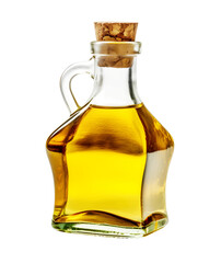 Olive oil isolated on transparent background. PNG format