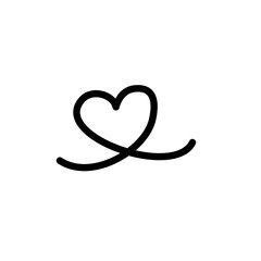 Heart doodle