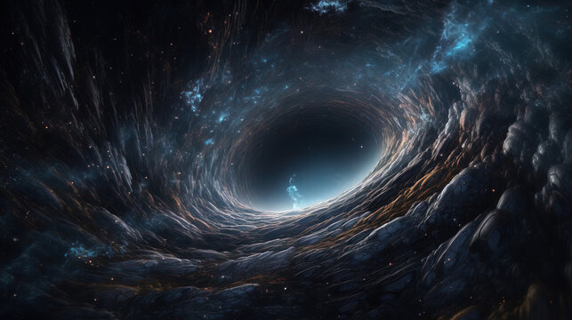 Black Hole in deep space