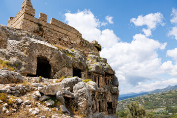 Ancient Rock Tombs in Tlos, A Journey Back in Time