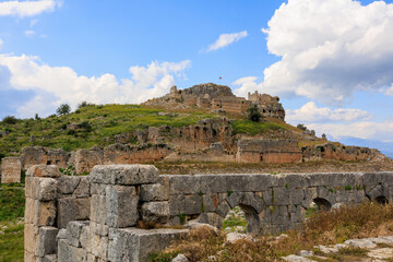 Fototapeta na wymiar Rediscovering History: Tlos Ruins in Muğla, Turkey