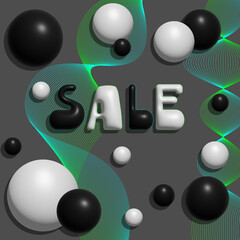 label sale 3d