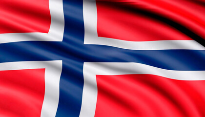 Flag of Norway with