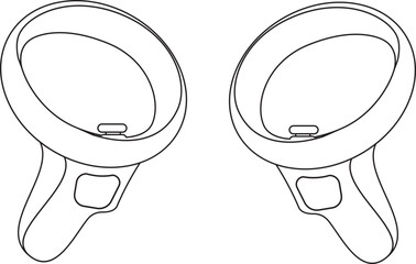 vr joystick virtual, reality, digital