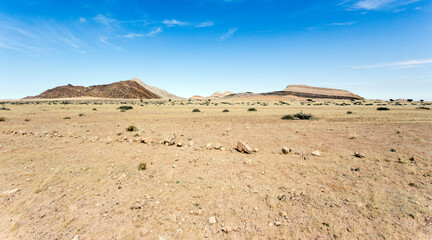 A view of desert landscape