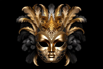 venetian carnival mask generative ai