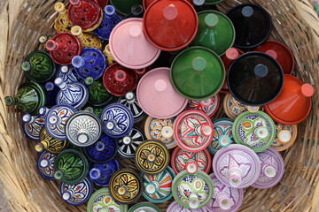 Tagine. Artisanal Pottery art in safi city - Morocco