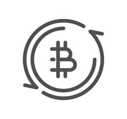 Finance related icon outline and linear symbol.