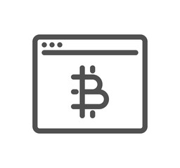 Finance related icon outline and linear symbol.