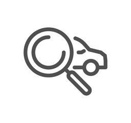 Delivery and world travel related icon outline and linear symbol.