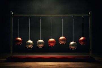 Newtons cradle an executive desktop puzzle