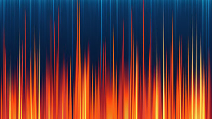 Luminous Transitions: Blue to Orange Color Gradient Background. Generative AI