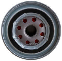 air filter on a white background round