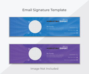 Corporate email signature template. This is a clean eye-catchy professional email signature template for all types of business. Easy to edit everything in this template. 