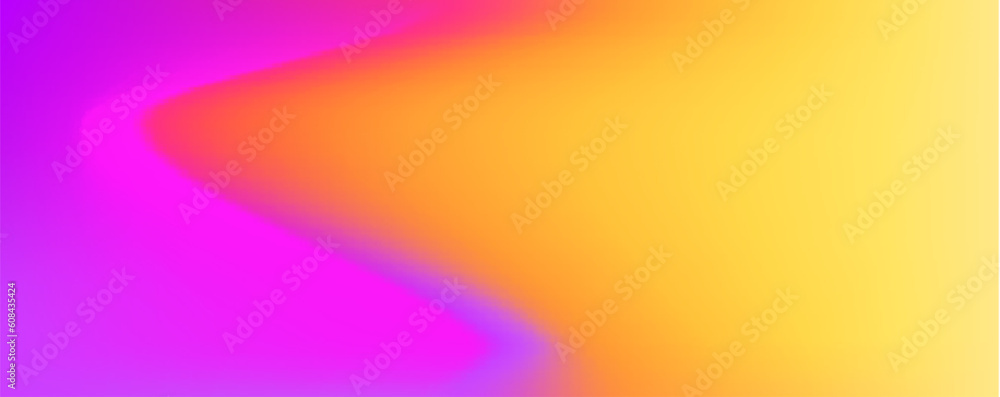 Poster Trendy blank minimalist poster with y2k aesthetic. Modern banner with blurred neon gradient. Vector background with noise and 3d holographic colors