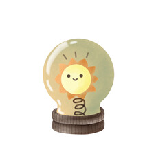 cute light bulb