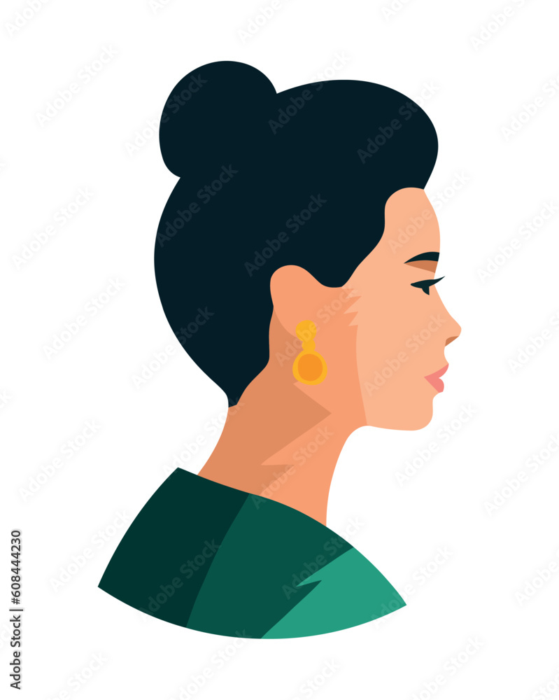 Poster Modern elegant woman