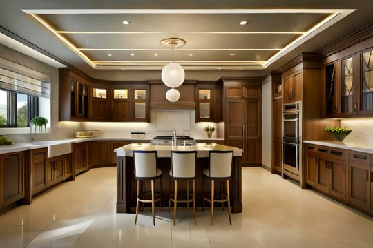 Kitchen art decó-style interior design