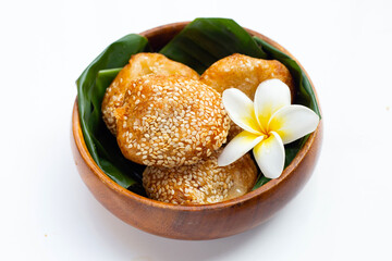 Sesame balls (Kai Hong). Thai dessert
