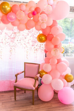 15th birthday decoration photocall, traditional Latin American and Spanish party