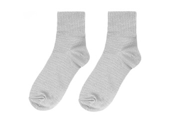 Socks isolated on white background.
