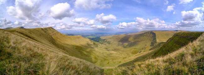 Views from Cribyn, Brecon Beacons National Park, Wales