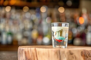 shot of alcohol