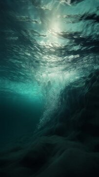 waves from under the water