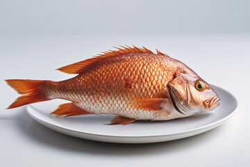 fish on a white background