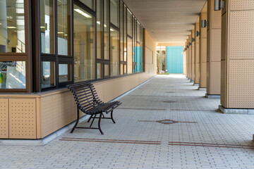 石川県金沢市にある大学の風景 Scenery of a university in Kanazawa, Ishikawa, Japan