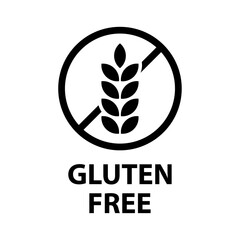 Gluten free label icon