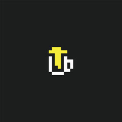 this is beverage icon in pixel art with black background ,this item good for presentations,stickers, icons, t shirt design,game asset,logo and your project.