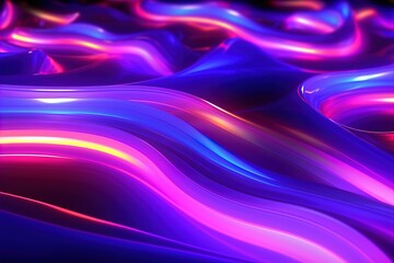 Fototapeta premium realistic background movement neon lights