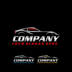 Car Line Logo Vector template inspiration