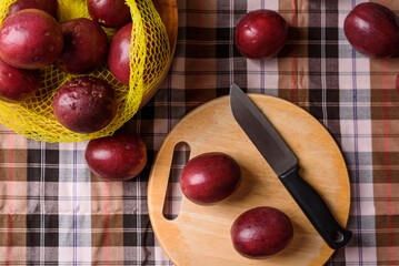 Fresh passion fruit organic local farm product from Thailand