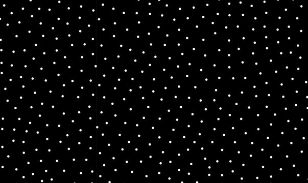 random scattered dots seamless repeatable background pattern swatch white on black