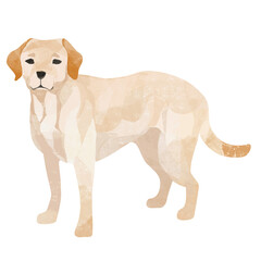 かわいいラブラドールのアイコン素材